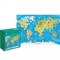 3. Interdruk Puzzle 250 el World Map 368966
