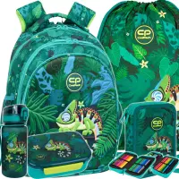 1. CoolPack Zestaw Szkolny Tropic 5el. Plecak Jerry F029965 + Worek F159965 + Piórnik F066965 + Z17965 + Z18965