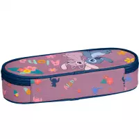 4.  Paso Piórnik Tuba Usztywniona Stitch Aloha Różowy DS26VV-013