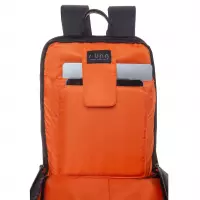 4. R-Bag Plecak Męski na Laptopa 15" z USB Hopper Black Z031