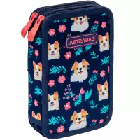 5. AstraBag Piórnik AC21 Dwukomorowy z Wyposażeniem Dear Puppy 503026015