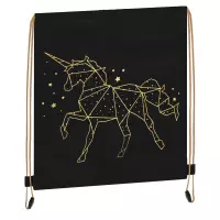 3. Starpak Worek Szkolny na Obuwie Złoty Kotek Gold Unicorn 529469