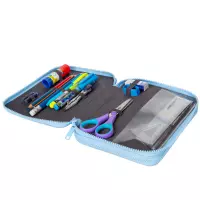 5. CoolPack Jumper XL Piórnik Dwukomorowy Z Wyposażeniem Cute Bulldogs D077333