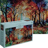 1. Interdruk Puzzle 2000 el Stained Glass 1 385000