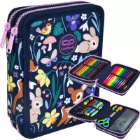 3. CoolPack Jumper XL Piórnik Dwukomorowy Z Wyposażeniem Oh My Deer F077664