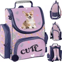 1. Paso Tornister Szkolny Corgi Lila PP26CG-525