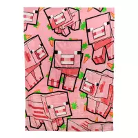 4. Poduszka Koc 2w1 Minecraft - Świnka