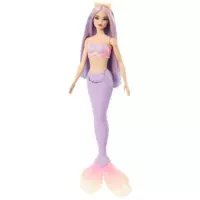6. Mattel Barbie Lalka Syrenka Fioletowy Ogon HRR06 WB4