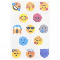 1. Sticker Boo Tatuaż Zmywalny Dla Dzieci Emotikony 540455
