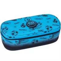 1. Coolpack Campus Piórnik Tuba Usztywniona z Organizerem Football 2T Blue F062008