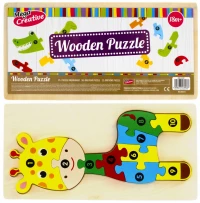 7. Mega Creative Układanka Drewniana Żyrafa 474357