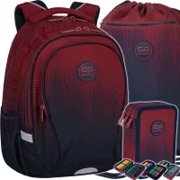 1. CoolPack Zestaw Szkolny Gradient Costa 3el. Plecak Factor X F002758 + Worek F070758 + Piórnik F067758