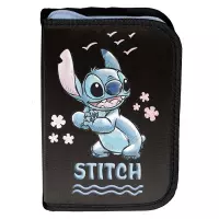 4. Paso Piórnik Dwuklapkowy bez Wyposażenia Stitch Niebieski DS25GG-P001BW