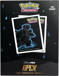 2. Ultra Pro: Pokemon - Apex Deck Protector Sleeves - Koszulki Na karty -  Neon Kanto - Blastoise