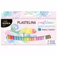 1. Kidea Plastelina Pastelowa 24 kolory 080649