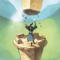 9. Wędrujące wieże: Magiczna wieża