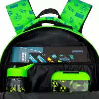 6. AstraBag Plecak Szkolny AB300 Ombre Football 502026053