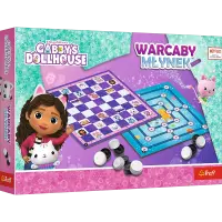 1. Trefl Warcaby i Młynek Gabby's Dollhouse