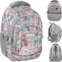 1. Backup Plecak Szkolny Geometric Beige PLB7A13