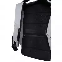 9. R-Bag Plecak Męski na Laptopa 15" z USB Forge Grey Z062