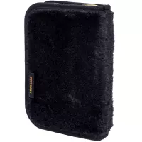 3. AstraBag Piórnik AC11 Pojedynczy Jednoklapkowy z Wyposażeniem Fluffy Kitty Black 503025026