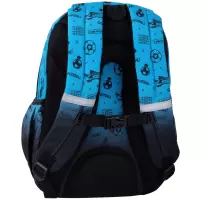 3. CoolPack Prime Pro Plecak Szkolny Football 2T Blue F162008
