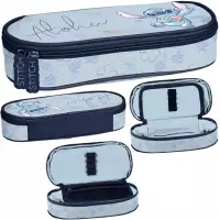 1. Paso Piórnik Tuba Usztywniona Stitch Blue DS26UU-013