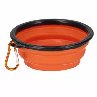 3. Trik&Roll Miska Dla Zwierząt Silkionowa Składana Pomarańczowa 13cm 560890