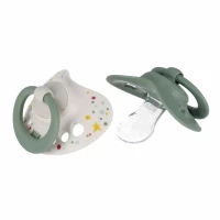 1. Nuk Smoczek Uspokajający Silikonowy 0-6m Signature Zielony 2szt 540798