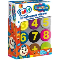 4. Bambino Farby do Malowania Palcami Mini Zoo 12 Kolorów 003165