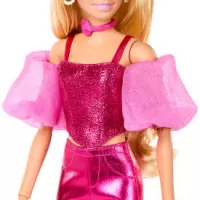 5. Mattel Barbie Lalka Kolekcjonerska Deluxe Style w Różowym Komplecie nr 5 JFP40