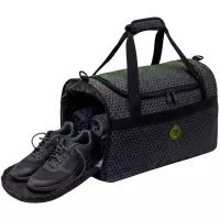 8. AstraBag Torba Sportowa Hexagon Green Ombre 506026006