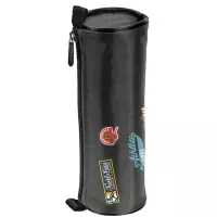 3. BeUniq Piórnik Tuba Naszywki BU25BL-003