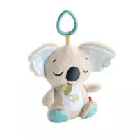 7. Fisher Price Uspokajacz Śpiący Koala Przenośna Przytulanka z Melodiami JBD65
