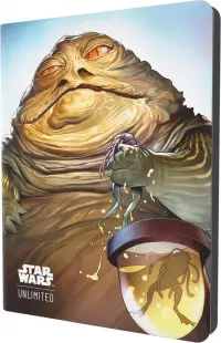 3. Gamegenic: Star Wars Unlimited Card Game - 18-Pocket Album - Album na Karty - Leia Organa/Jabba the Hutt