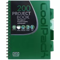 1. Coolpack Kołozeszyt Green B5 100 Kartek Kratka 94085CP