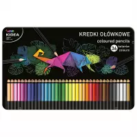 2. Kidea Kredki Ołówkowe Trójkątne 36 Kolorów 487350