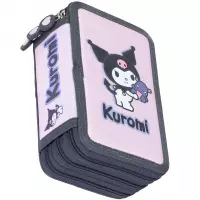 5. St. Majewski Piórnik Potrójny z Wyposażeniem Kuromi Pink 694219