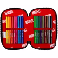 2. CoolPack Jumper 3 Piórnik Trzykomorowy Z Wyposażeniem Avengers F067778