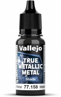1. Vallejo: 77.158 - True Metallic Metal - Shade - Rusty Metal (18 ml)