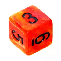 2. Komplet kości REBEL RPG - Akrylowe - Zachód Słońca
