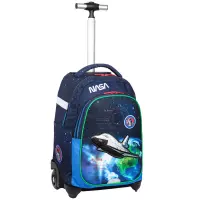 1. Colorino School Jack Plecak Szkolny Na Kółkach Nasa F107651