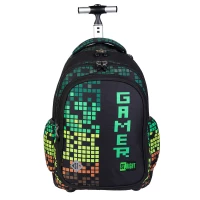 8. St.Right Plecak Szkolny Na Kółkach TB-01 Pixel Gamer 645730