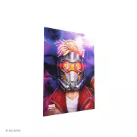 4. Gamegenic: Marvel Champions Fine Art Sleeves (66 mm x 92 mm) Star-Lord 50+1 szt.