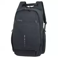 1. R-Bag Plecak Męski na Laptopa 15" z USB Drum Black Z021