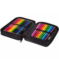 4. CoolPack Jumper XL Piórnik Dwukomorowy Z Wyposażeniem Doggies D077332