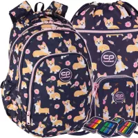 1. CoolPack Zestaw Szkolny Elisabeth 3el. Plecak Prime Pro F162933 + Worek F070933 + Piórnik F066933