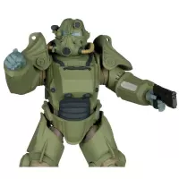5. Figurka Akcji Fallout 76 Gaming Edition T-45 Military Armor (Red Platinum Edition)