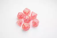 1. Gamegenic: Candy-like Series - RPG Dice Set - Peach