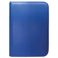 1. Ultra Pro: Vivid 4-Pocket Zippered PRO-Binder - Blue